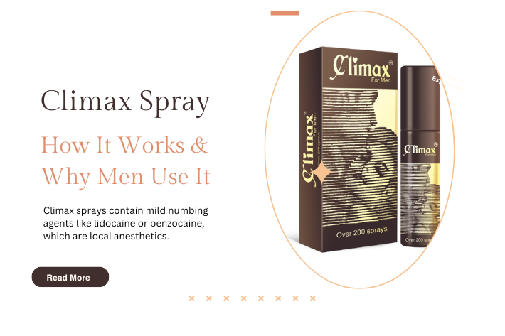 Climax Spray: How It Works & Why Men Use It